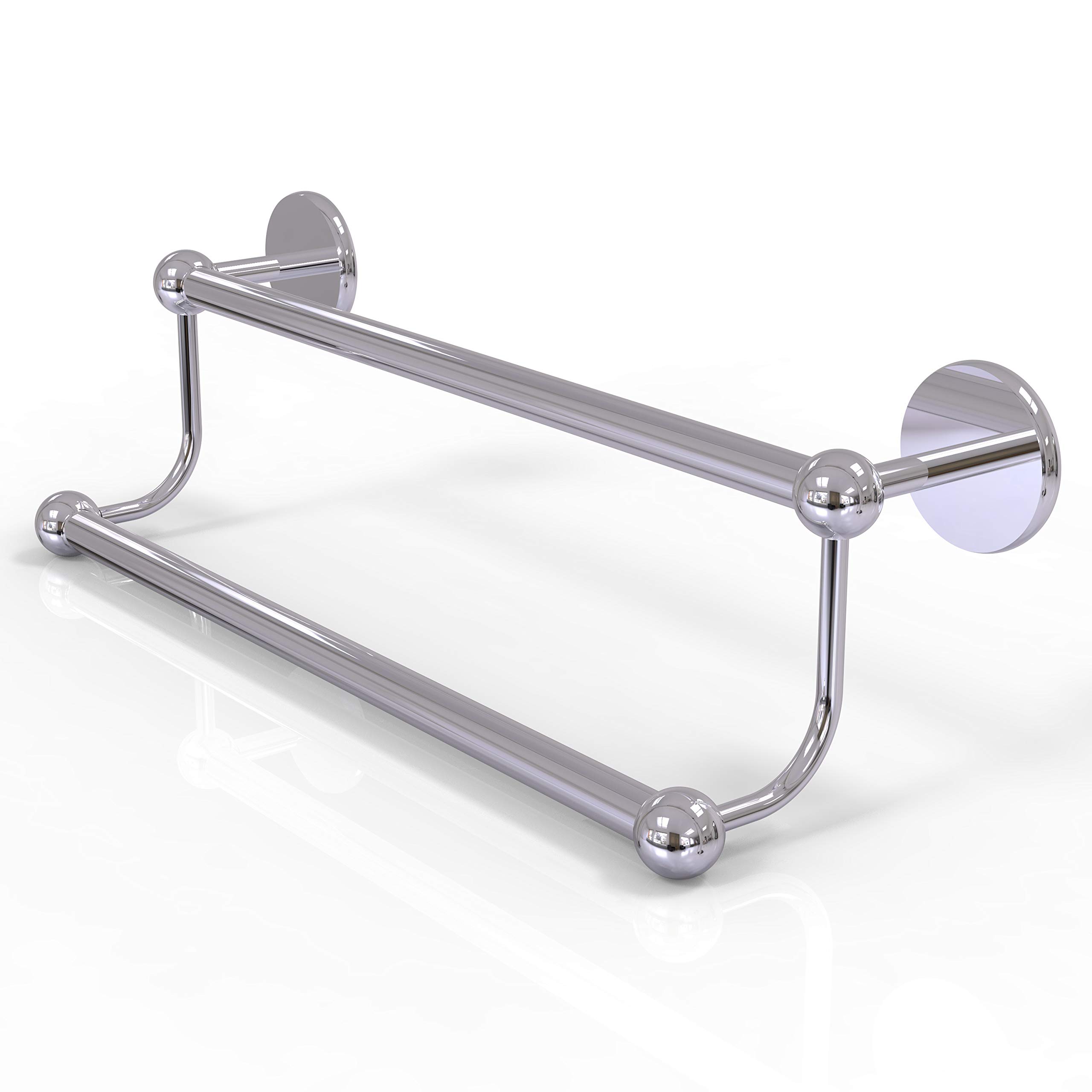 Allied Brass P1072/36 Prestige Skyline Collection 36 Inch Double Towel Bar in Polished Chrome - Perfect for Bathroom, Spa, and Luxury Hotel Decor