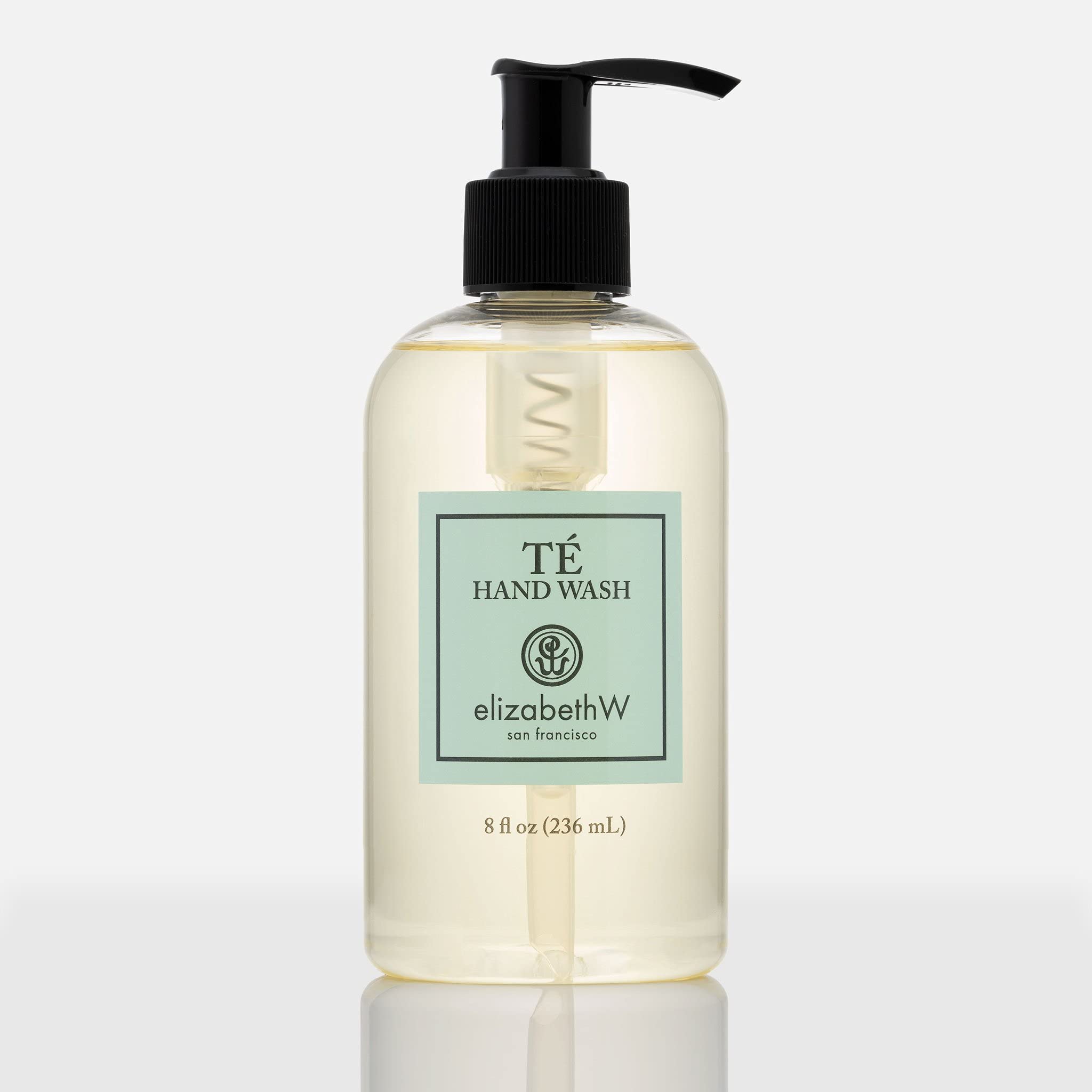 ElizabethW Tea Scented Hand Wash - Natural & Moisturizing Liquid Soap for Dry Skin - Perfect for Bathroom, Kitchen, and Office Use