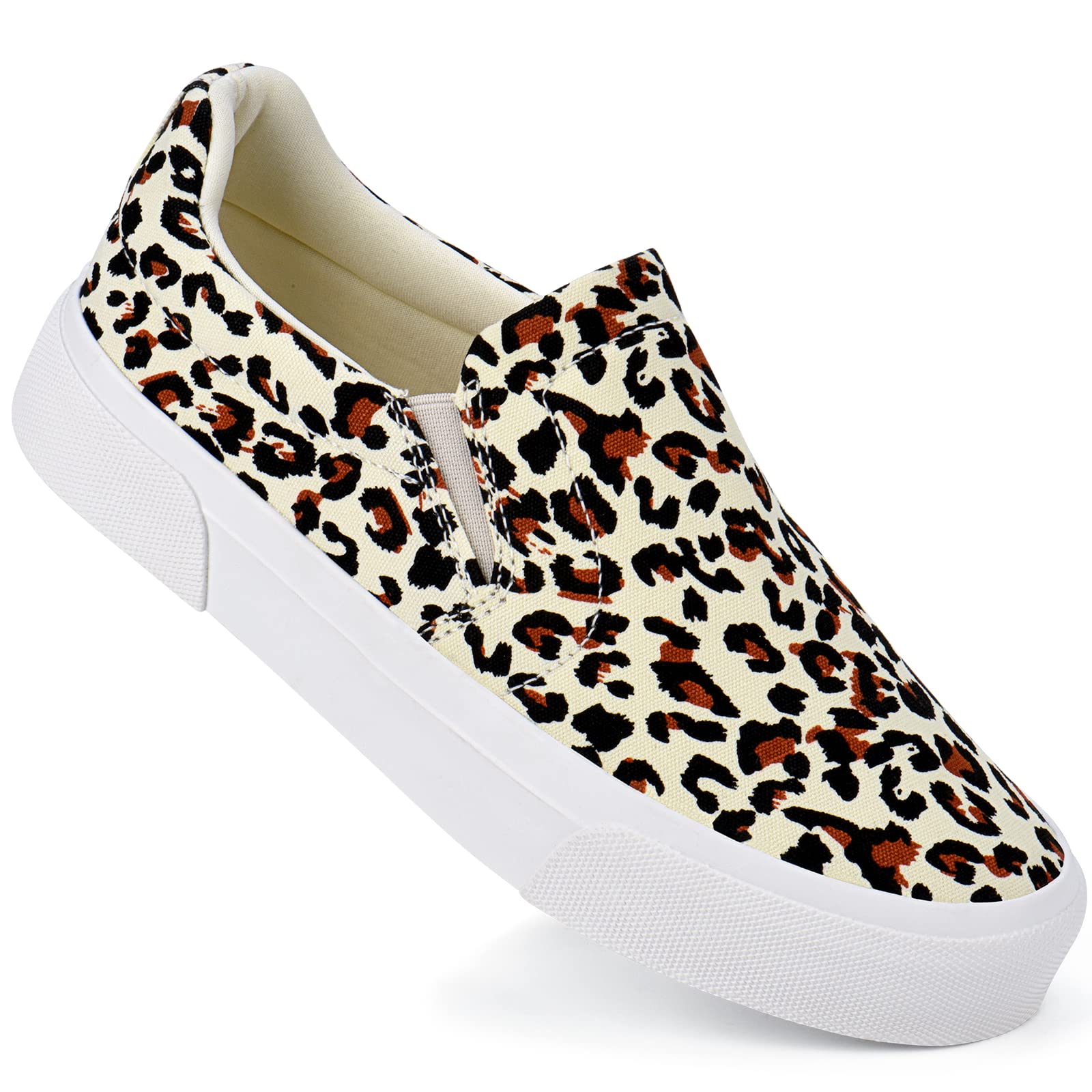JENN ARDOR Women's Slip-On Sneakers - Comfortable Memory Foam Loafers for Walking, Casual & Fashion | Perfect for Work, Travel & Everyday Wear