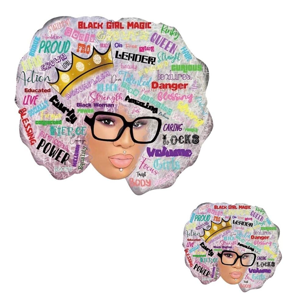 DIY Washable Iron-On Jean Patches for Clothing - African Queen Applique Decor (2Pcs/Set, 2 Sizes) | Fashion Thermo Transfer Stickers for Women's Denim & Fabric Repair | Perfect for DIY Outfits, Jacket Customization & Unique Style Upgrades