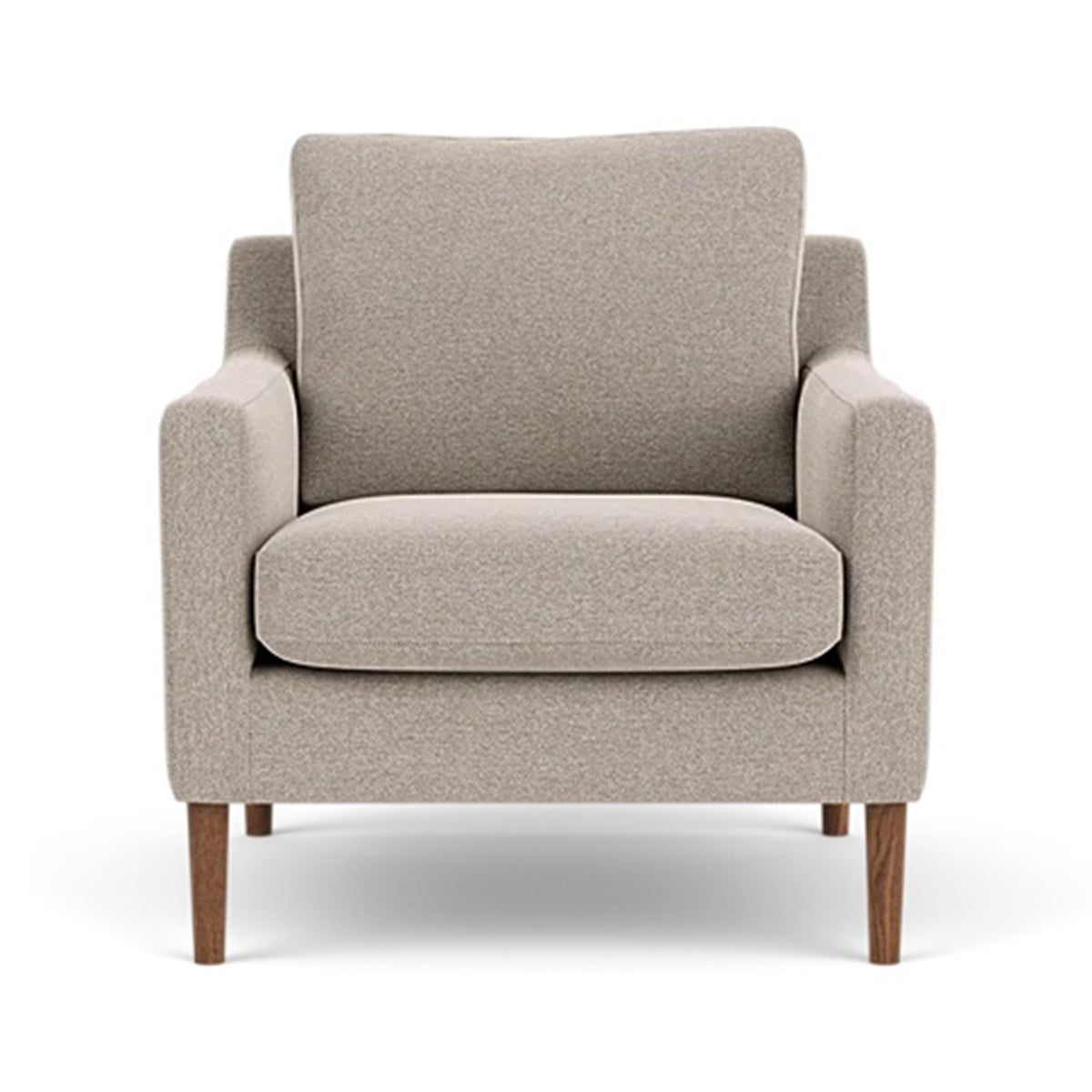 Astha Fabric Armchair - Modern Upholstered Accent Chair for Living Room, Bedroom & Office - Comfortable Lounge Chair with Soft Fabric & Sturdy Frame