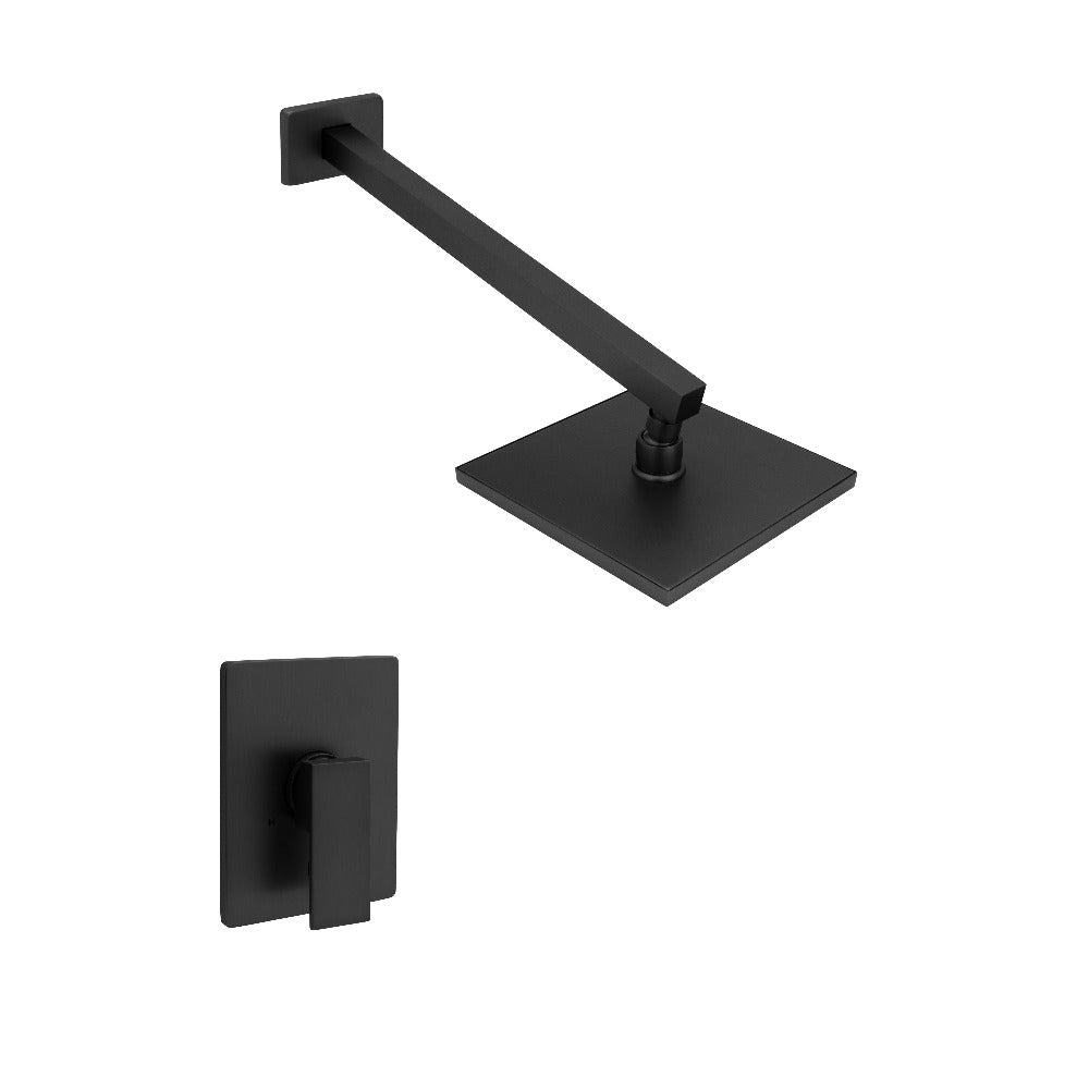 ZLINE Bliss Rainfall Shower Faucet in Matte Black - Modern Bathroom Fixture for Spa-Like Experience | Perfect for Master Bath, Guest Bath & Luxury Home Renovation