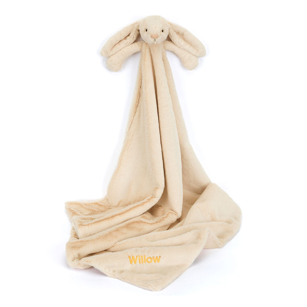 Bashful Luxe Bunny Willow Blankie - Ultra Soft Plush Baby Blanket for Newborns & Toddlers - Perfect for Nursery, Stroller, and Cuddling