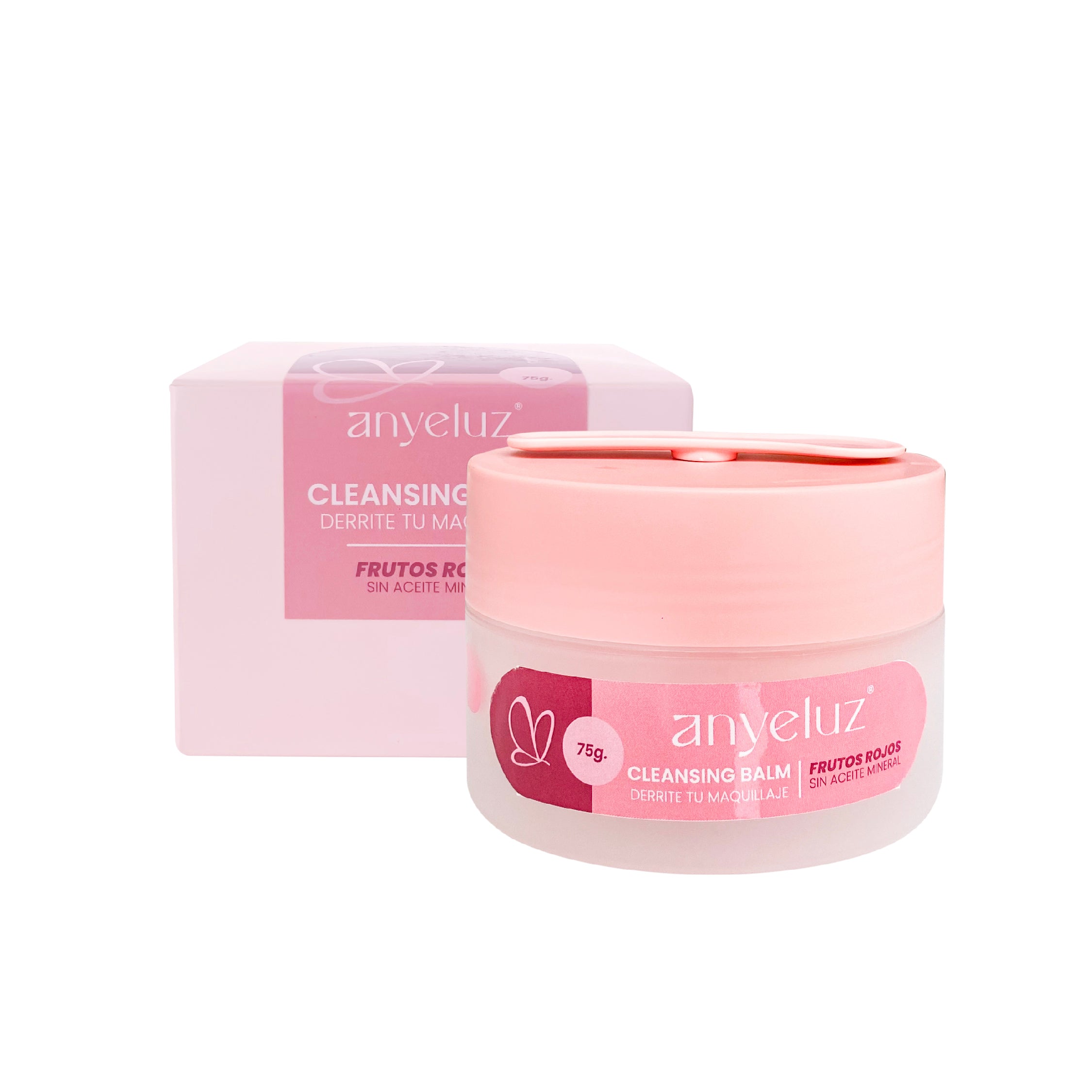 ANYELUZ Red Fruits Cleansing Balm - Gentle Makeup Remover & Deep Cleanser for All Skin Types | Perfect for Daily Skincare & Travel