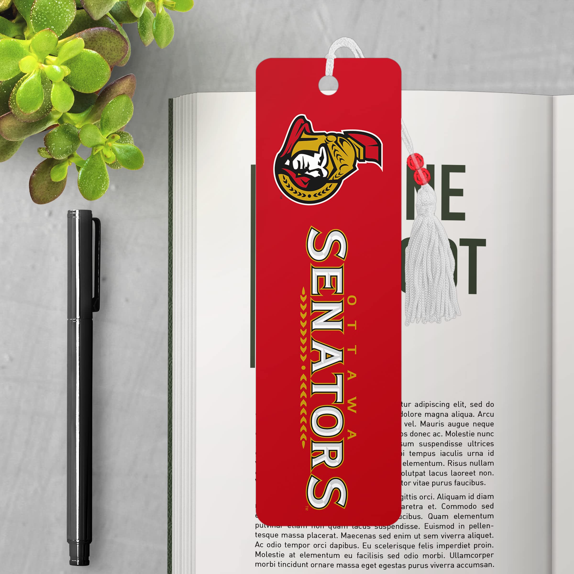 Trends International Ottawa Senators Bookmarks - Set of 5 Premium Quality NHL Hockey Team Bookmarkers for Fans & Collectors - Perfect for Gifts, Reading Accessories, and Memorabilia Display