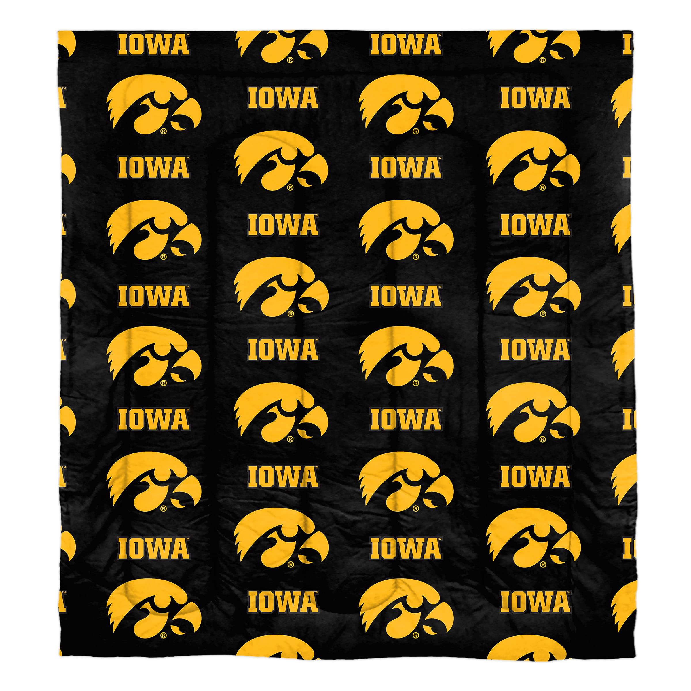 NCAA Team Logo Unisex Adult Bed in a Bag Set - 3-Piece Comforter Set with Pillow Sham, Perfect for College Dorm Room Decor & Fan Gifts
