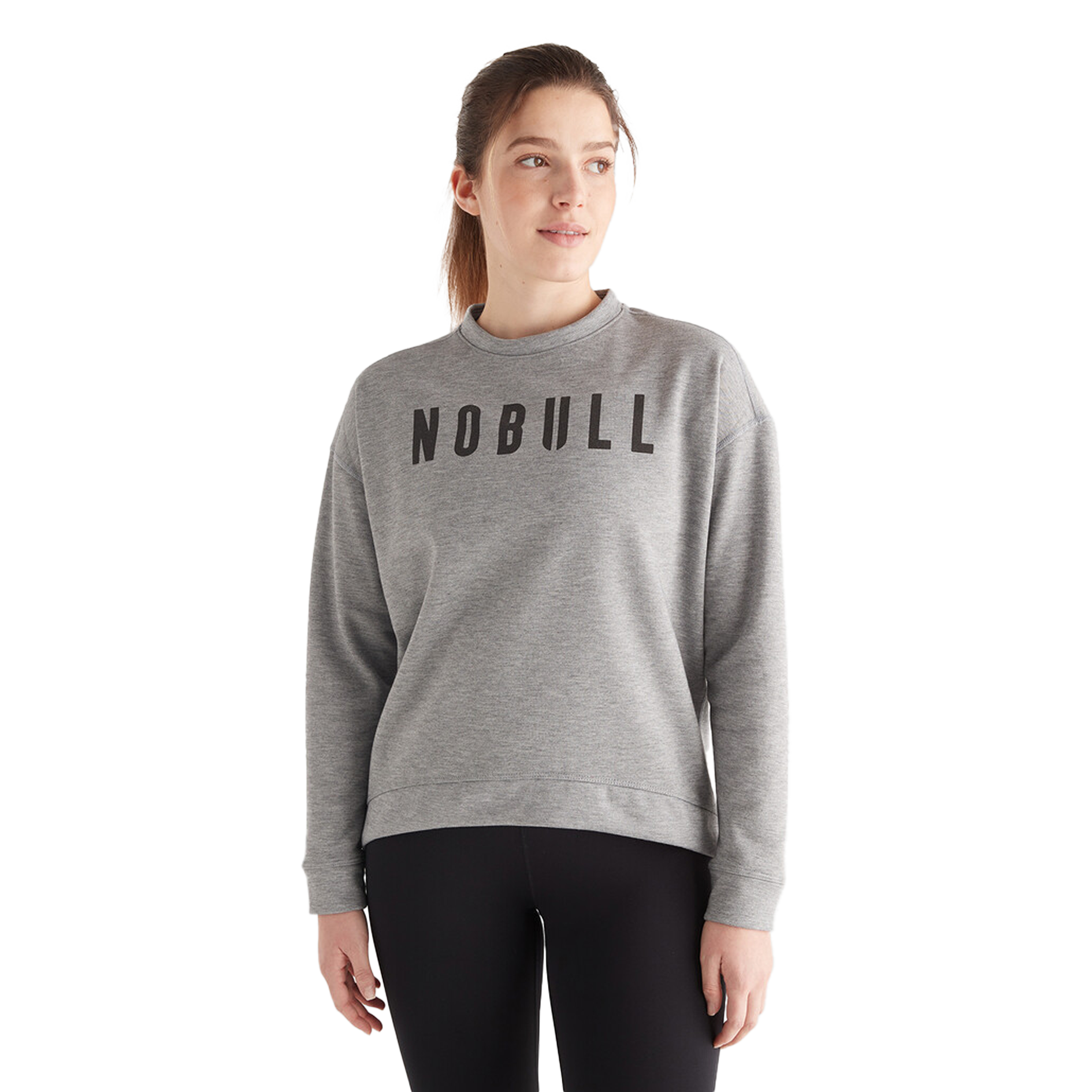 NOBULL Women's Crew Sweatshirt - Comfortable Workout & Lounge Sweater for Gym, Running & Casual Wear