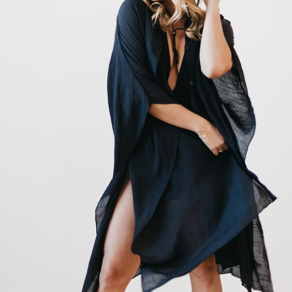 Stylish Trip To Ibiza Kimono - Lightweight Floral Beach Cover Up for Women - Perfect for Vacation, Poolside, and Summer Outfits