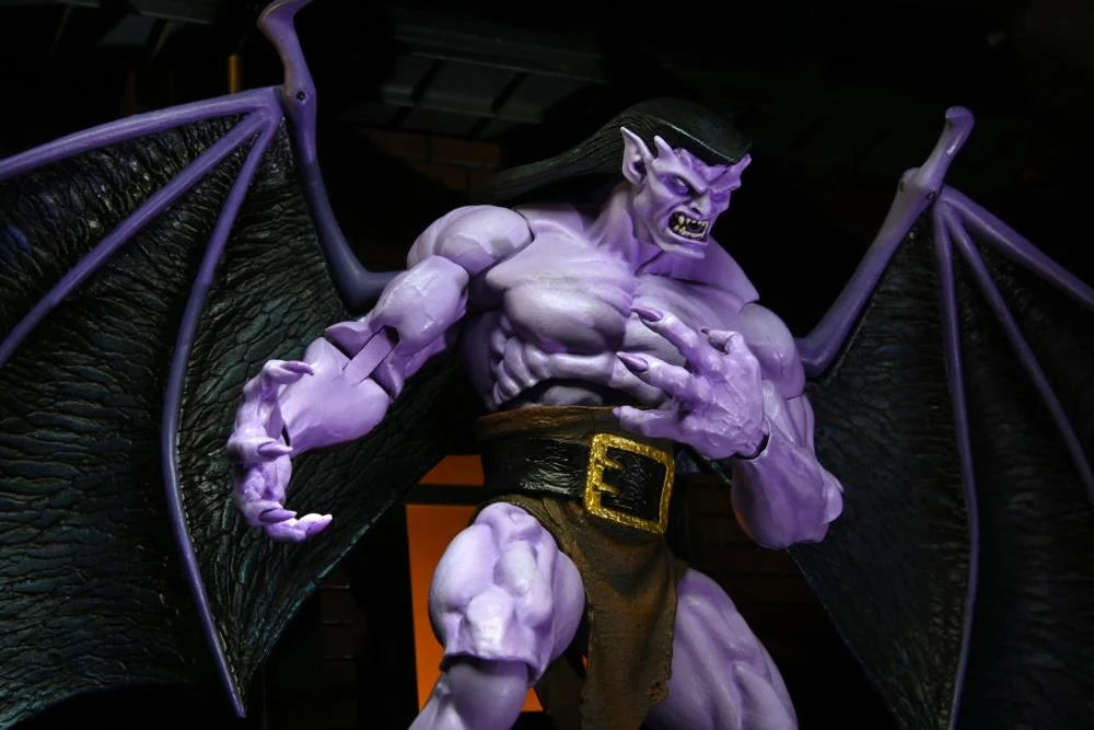 Goliath Disney’s Gargoyles NECA Ultimate Action Figure - Collectible 7-Inch Scale Figure with Multiple Accessories - Perfect for Display, Gifts, and Disney Fans Collection