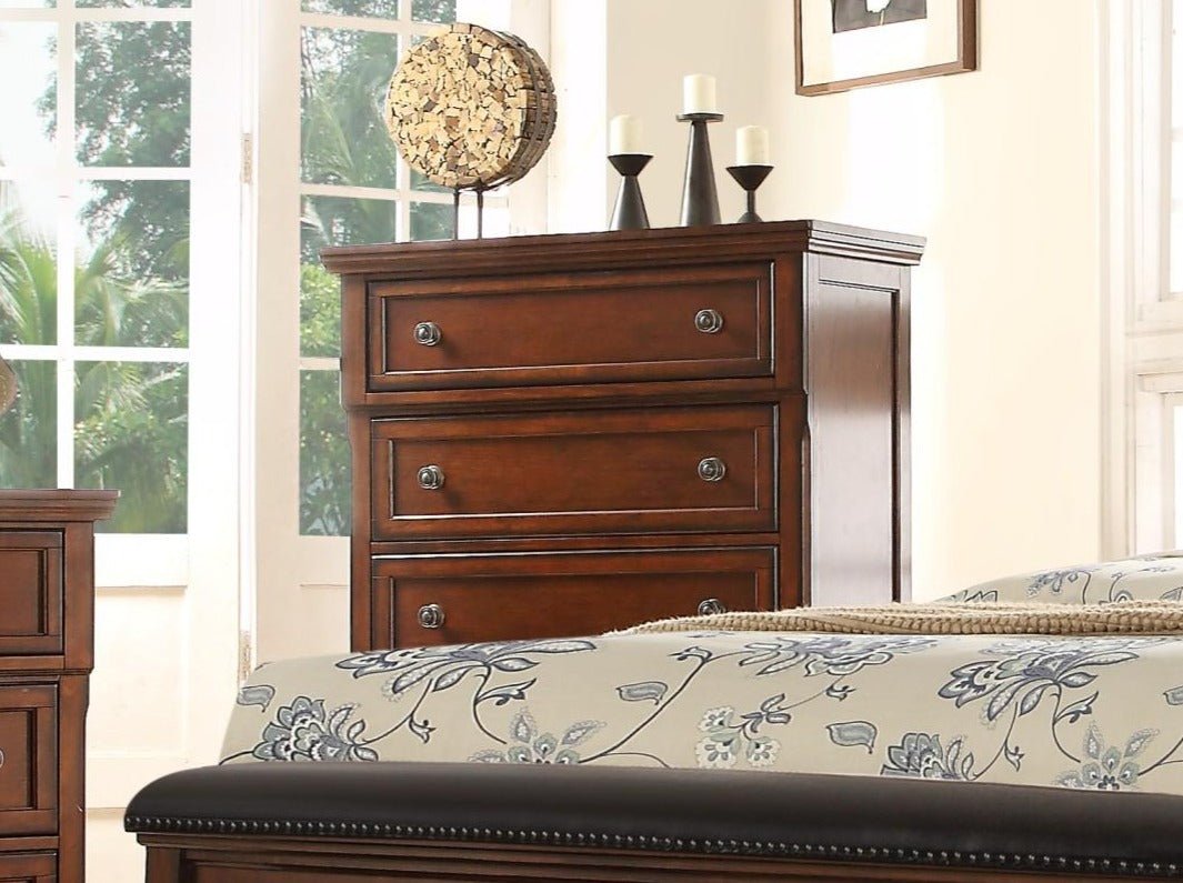 Stylish Austin 5-Drawer Chest for Bedroom Storage | Solid Wood Dresser with Ample Space | Perfect for Organizing Clothes, Linens & Accessories