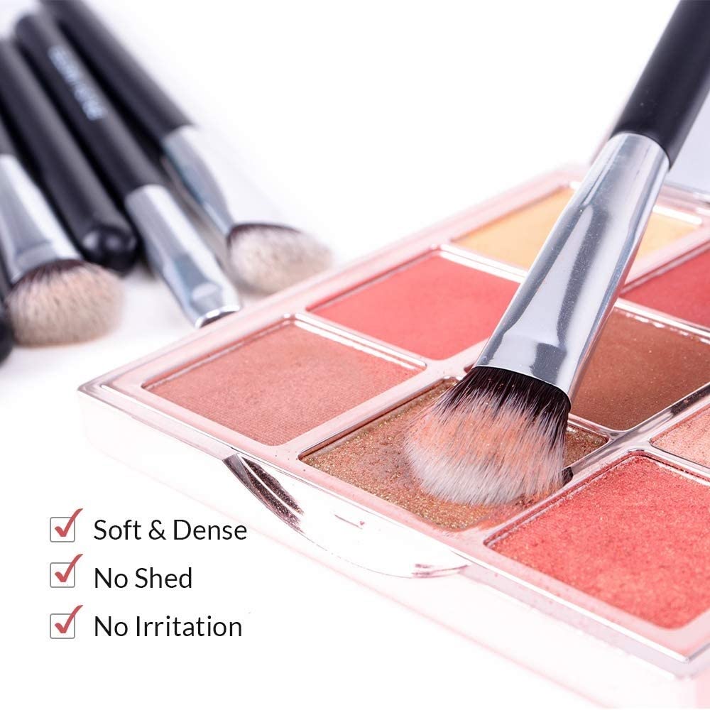 Beautiflame 5-Piece Eyeshadow Blending Pencil Brush Set - Professional Makeup Brushes for Seamless Eyeshadow Application | Perfect for Everyday Makeup & Professional Makeup Artists