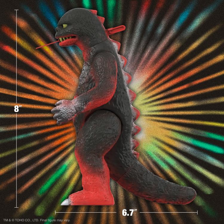 Toho Shogun ULTIMATES! Shogun Godzilla (Vintage Red) SDCC 2024 Exclusive Action Figure - Collectible Japanese Kaiju Toy for Display & Gifts