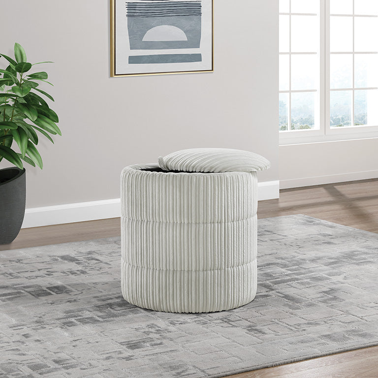 Ave Six Bartley Storage Ottoman with Lift Top - Extra Large Footrest, Coffee Table & Hidden Storage for Living Room, Bedroom & Dorm - BTY Collection