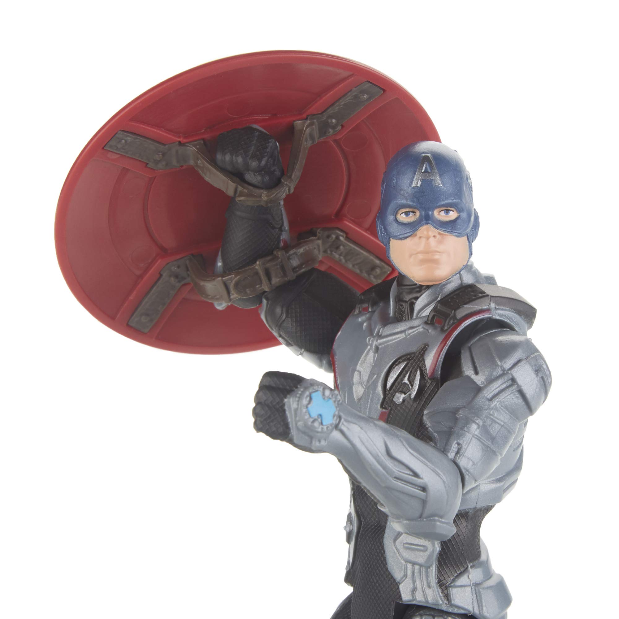 Avengers Marvel Endgame Captain America 6-Inch Action Figure - Team Suit Collectible for Display & Play | Perfect for Marvel Fans & Toy Collectors