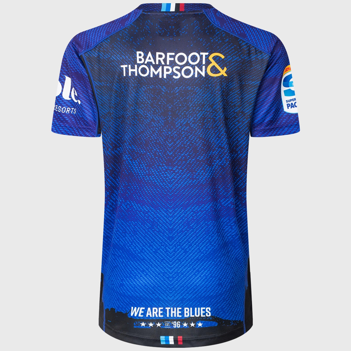 Classic Blue Super Rugby Jersey - Official Home Rugby Shirt for Men | Breathable Performance Fabric for Rugby Matches & Fan Support