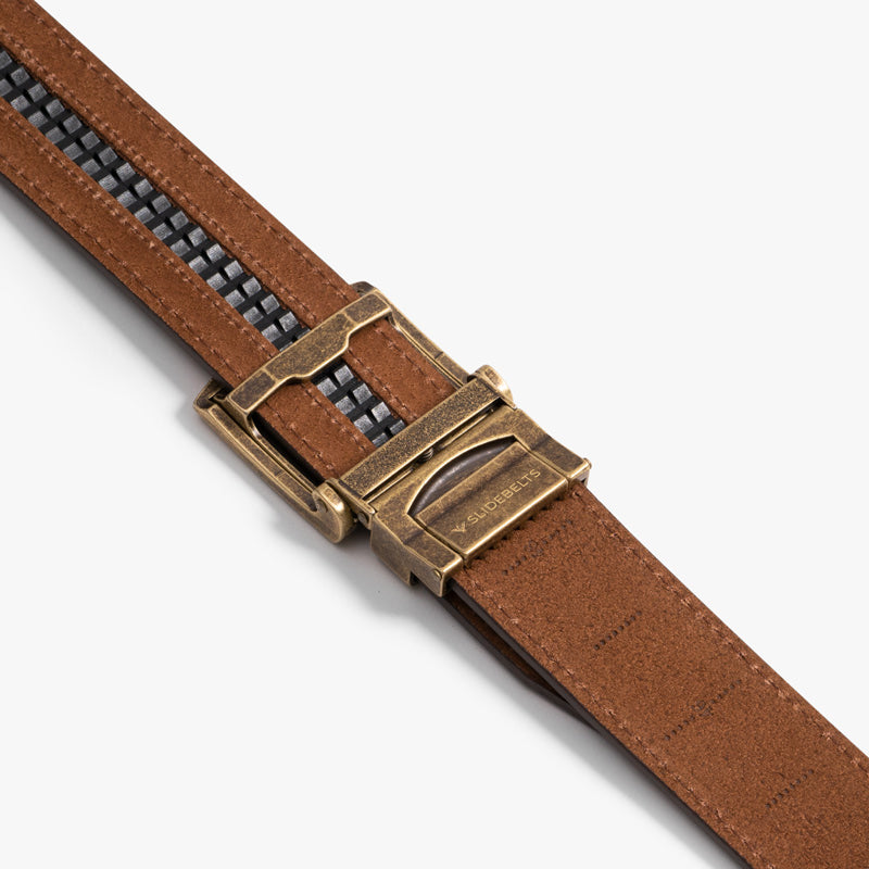 Premium Full Grain Leather Belt for Men - Wide Woodland Style - Durable & Stylish for Outdoor Adventures, Hiking, and Everyday Wear