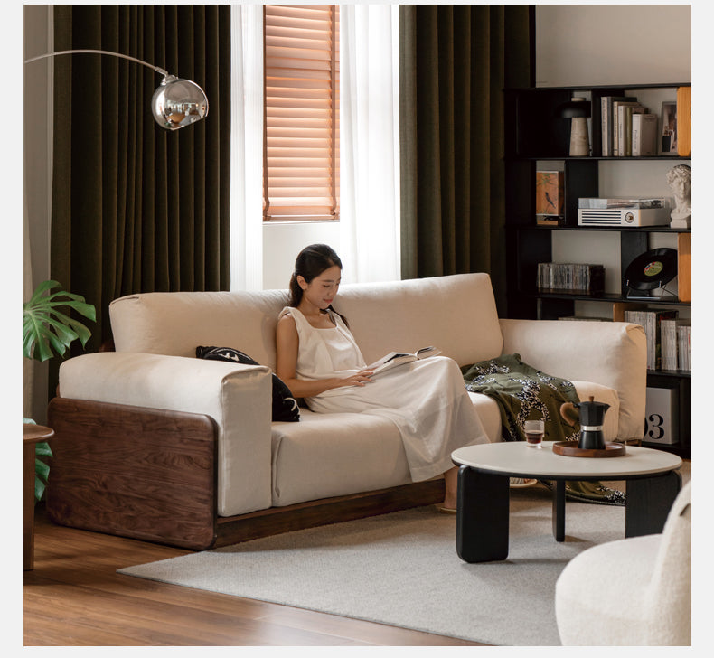 Premium Black Walnut Solid Wood Italian Style Luxury Furniture - Perfect for Modern Living Rooms, Bedrooms & Office Spaces