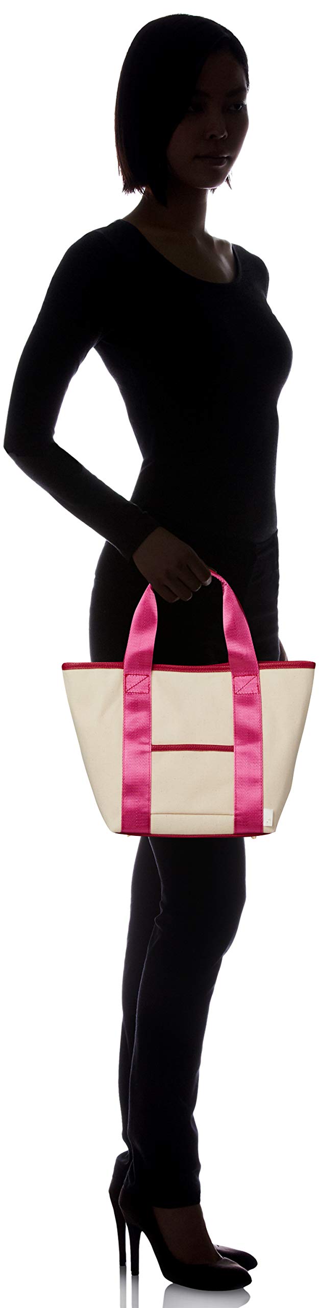 ROOTOTE Waterproof Mini Tote Bag - Lightweight Canvas Shoulder Bag with Piping Design (Model 1878) - Perfect for Grocery Shopping, Beach Trips & Daily Essentials