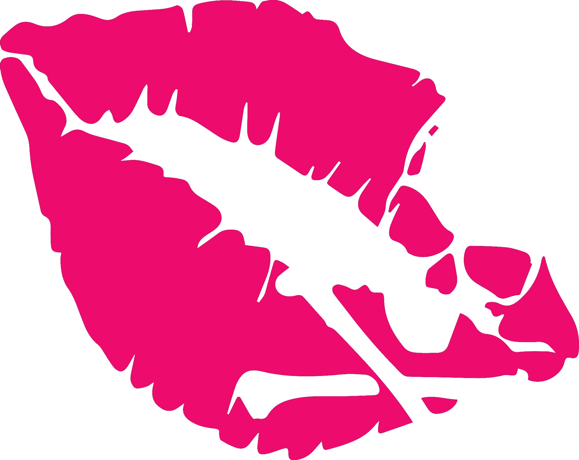 **ANGGEST Poison Lips Vinyl Decal Stickers (Pink, Set of 2) - Waterproof, Durable for Laptop, Phone, Helmet, Car Window, Mug, Wall Decor - Perfect for DIY, Gifts & Home/Office Decoration**