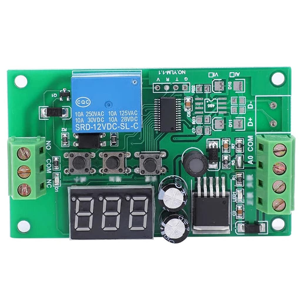 TWDYC 4-20mA Current Detection Sensor Module with Digital Display, Relay Output, DC 12V Power Supply (0-25mA Range) - Perfect for Industrial Automation, Energy Monitoring, and Electrical Control Systems