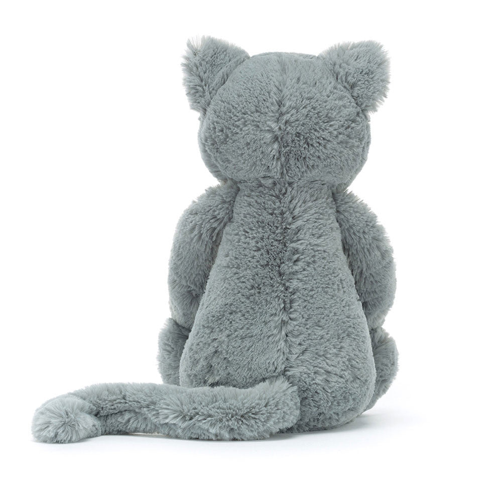 Jellycat Bashful Kitten Plush Toy - Soft & Cuddly Stuffed Animal for Kids & Adults | Perfect for Gifts, Nursery Decor & Comfort