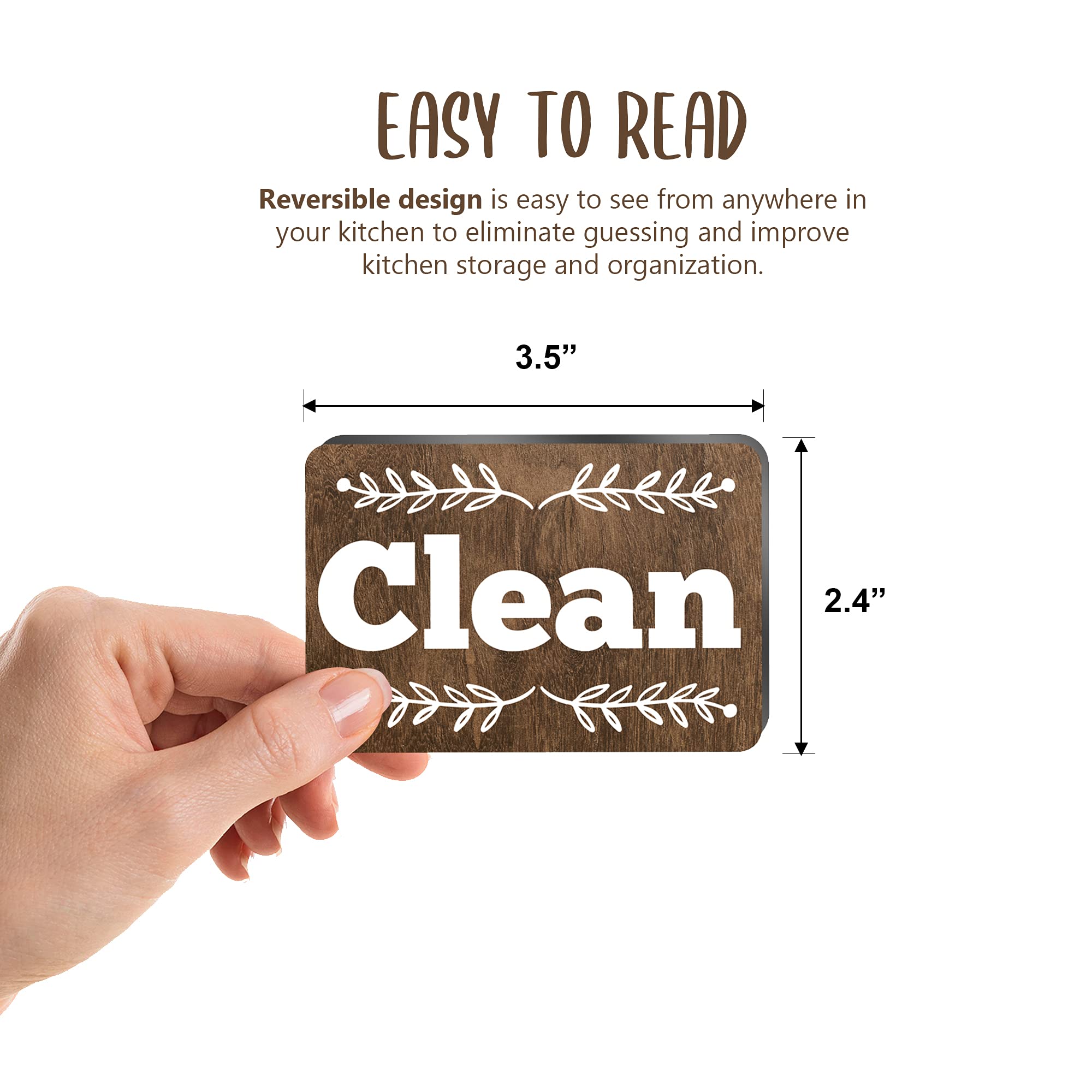 Performore Clean Dirty Magnet for Dishwasher - 3.5