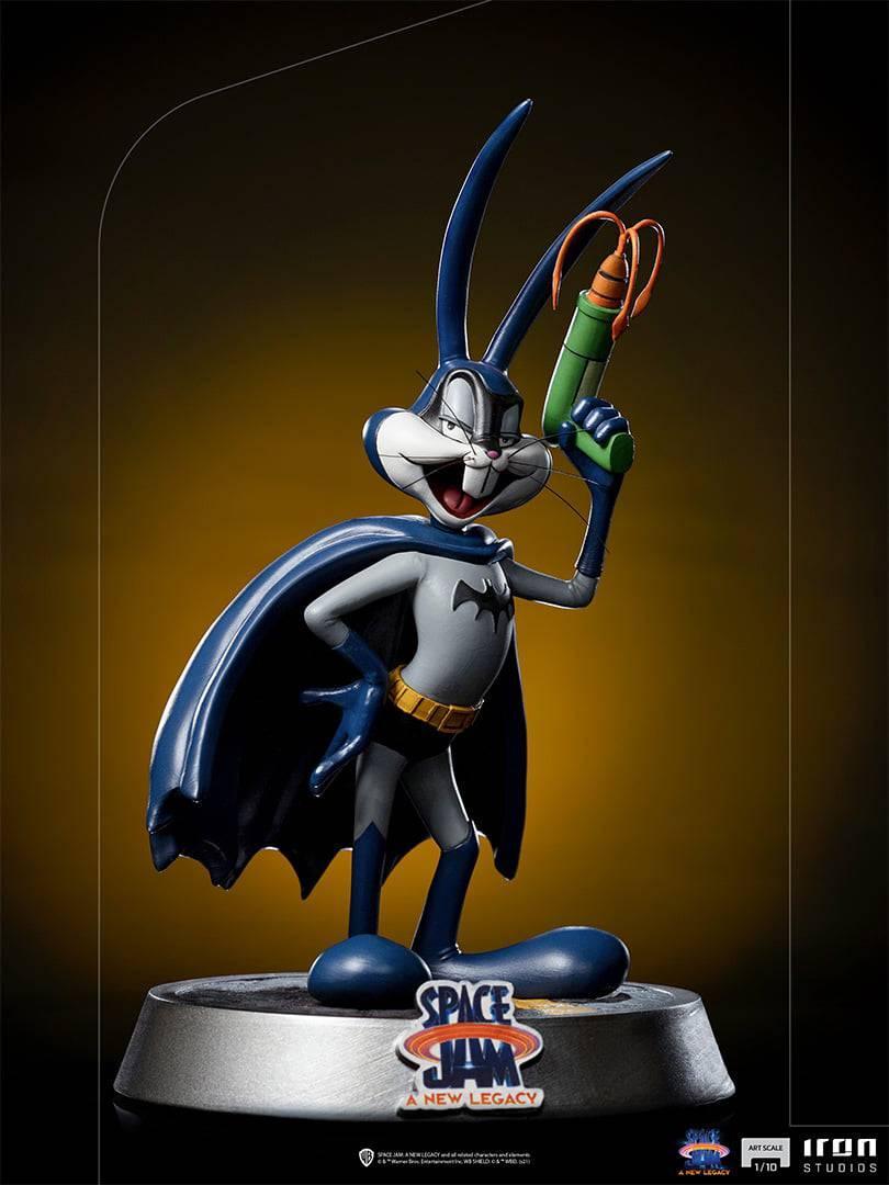 Iron Studios Space Jam: A New Legacy Bugs Bunny Batman BDS Art Scale 1/10 Statue - Collectible Figure for Movie Fans & DC Comics Display