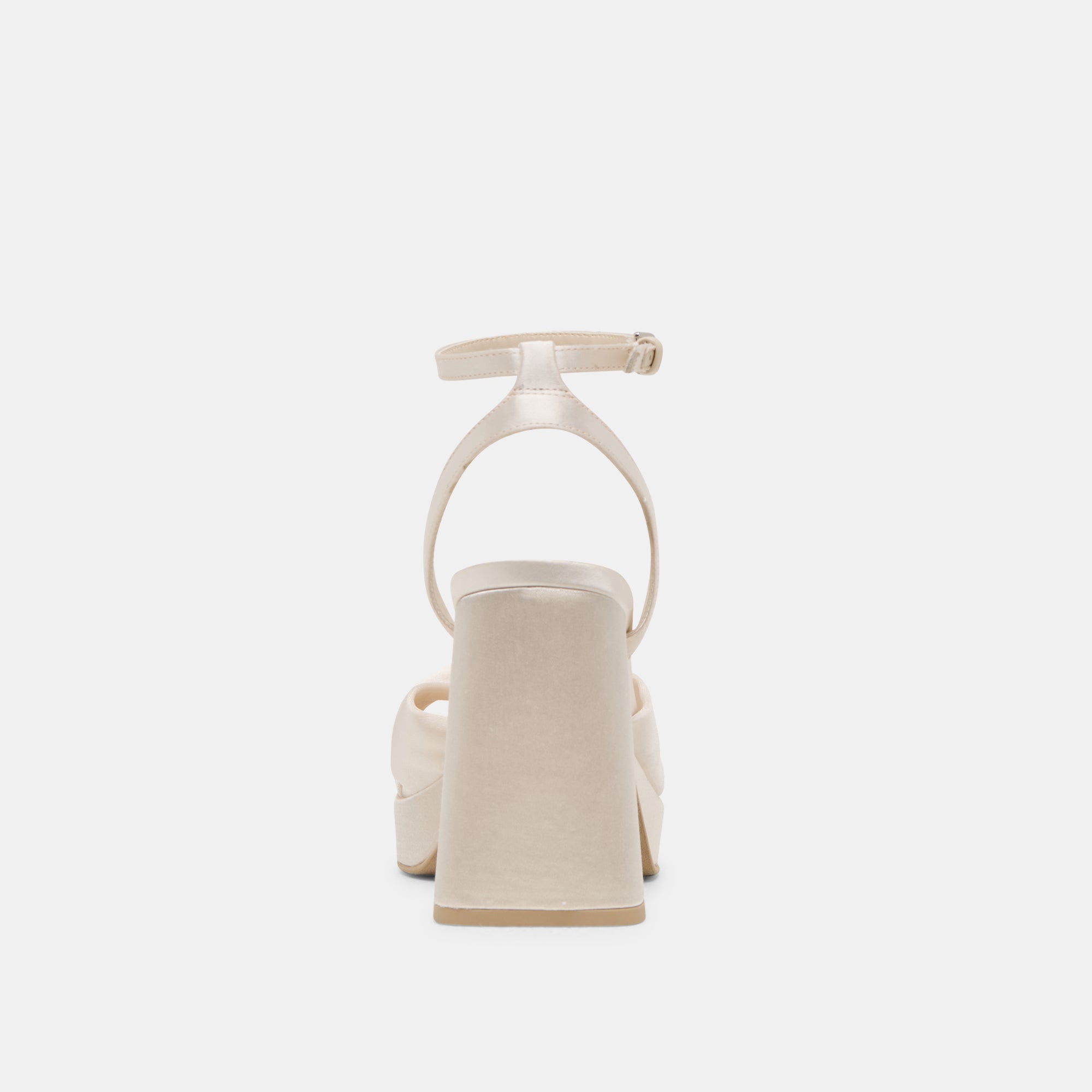 PARLO Ivory Satin Heels for Women - Elegant High Heel Sandals for Weddings, Parties & Special Occasions