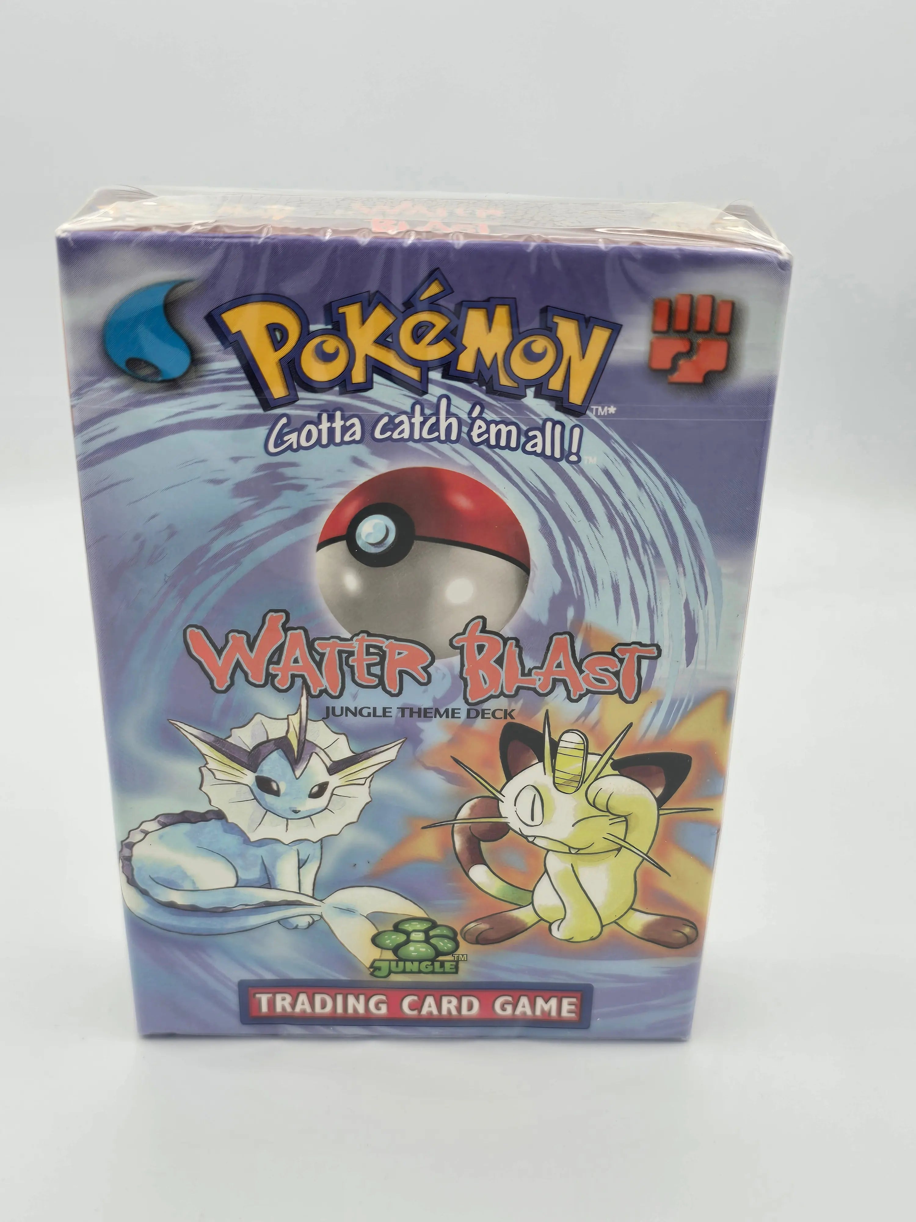 1999 Pokemon TCG Water Blast Jungle Theme Deck - Sealed Unopened Box - Rare Collectible Card Game for Players & Fans - Perfect for Gaming, Collecting & Gifts