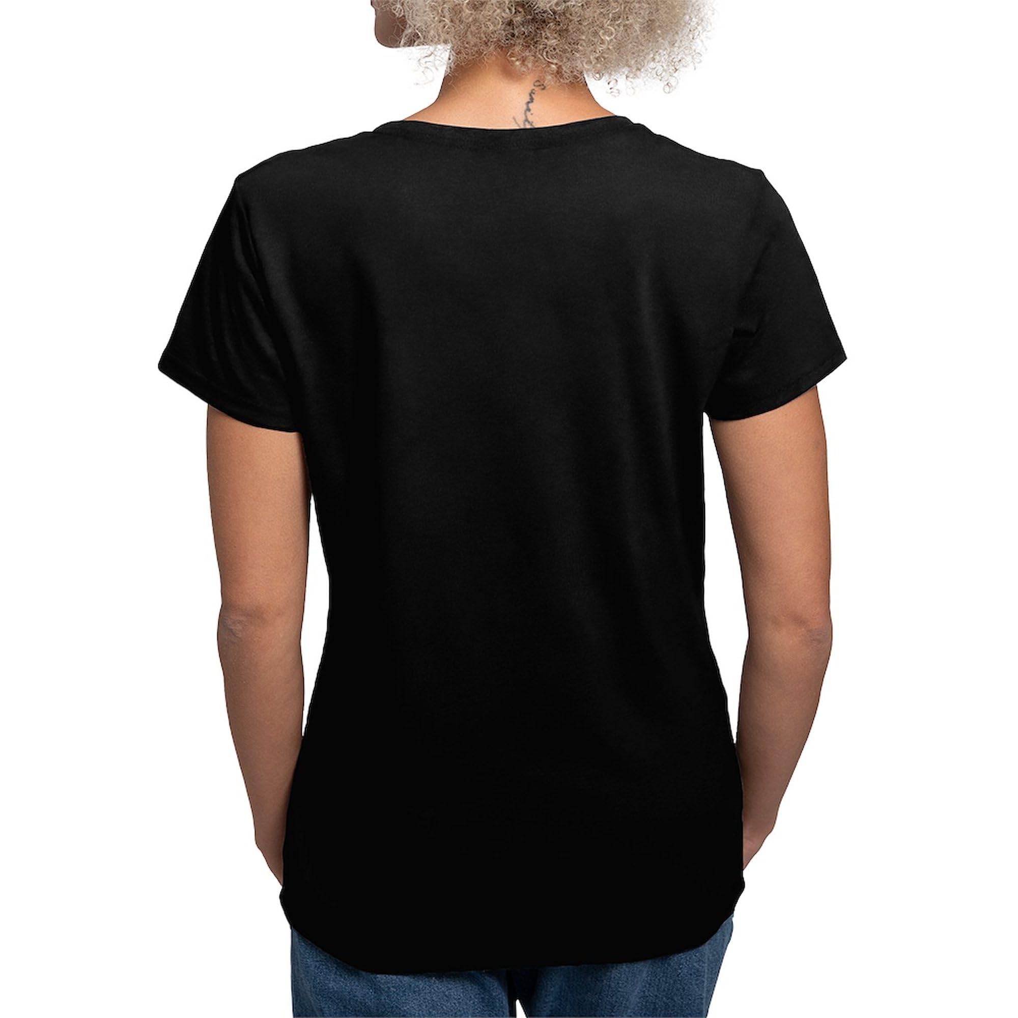 Hammer This is Not A Drill Women's V-Neck Cotton T-Shirt - Funny Slogan Tee for Work, Construction, DIY Projects & Casual Wear