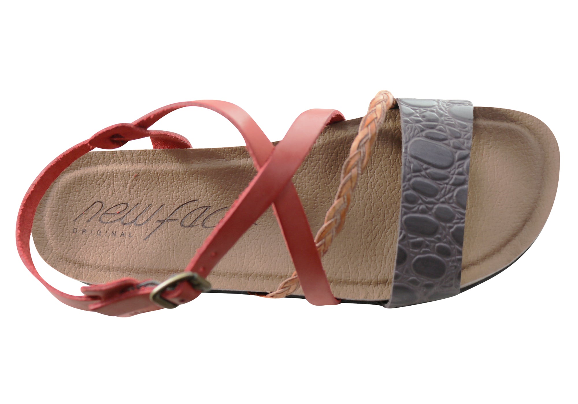 Laurina Women's Comfortable Leather Sandals - Handmade in Brazil - Casual Summer Walking Shoes for Beach, Travel & Everyday Wear