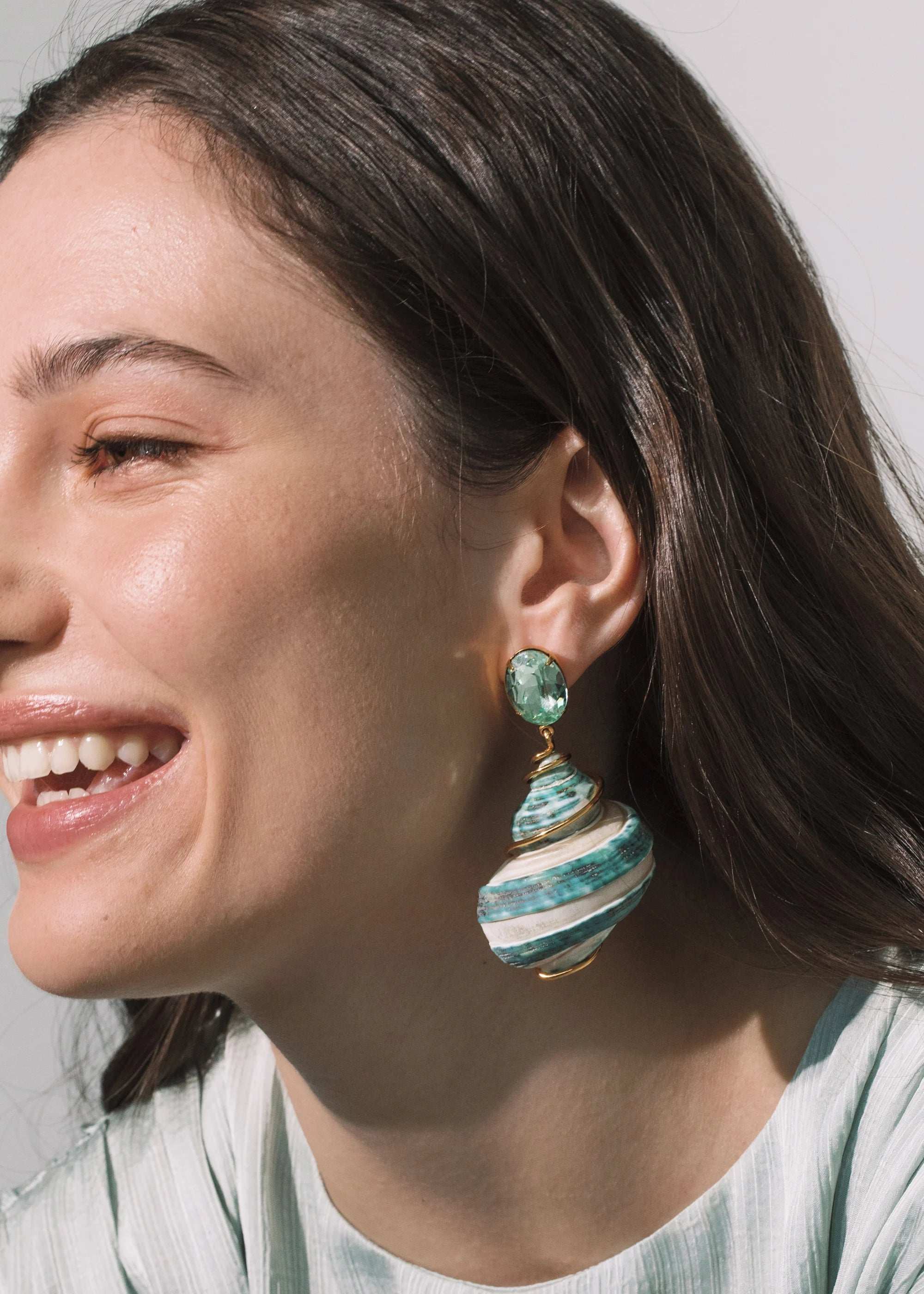 Wave Earrings for Women - Handmade Ocean Wave Dangle Earrings - Boho Beach Jewelry for Summer Vacation, Wedding, Party & Everyday Wear