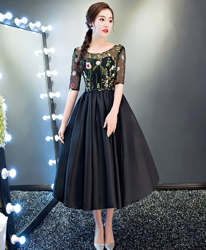 Elegant Black A-Line Short Prom Dress & Pink Evening Gown - Perfect for Homecoming, Cocktail Parties & Formal Events
