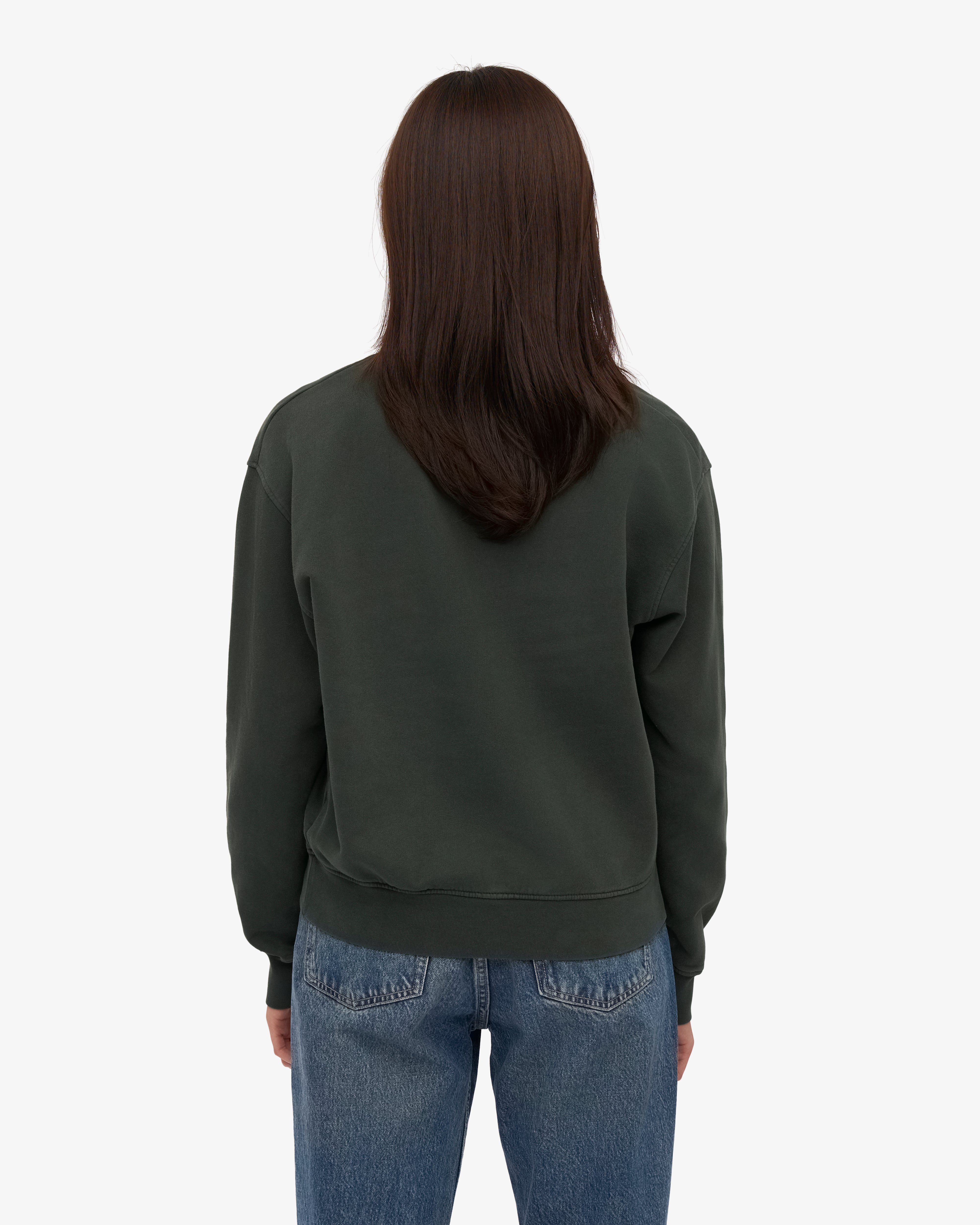 Women's Classic Organic Cotton Crew Neck T-Shirt - Midnight Forest - Casual Wear, Loungewear & Everyday Comfort