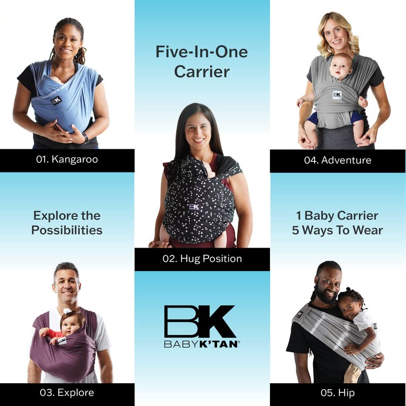 Active Baby K'tan Carrier Wrap - Breathable Baby Sling for Newborn to Toddler | UV Protection & Quick Dry | Perfect for Outdoor Adventures & Daily Errands