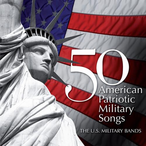 50 American Patriotic Military Songs Vinyl LP - Classic US Army & Navy Anthems Collection for Veterans Day, Memorial Day & Patriotic Events
