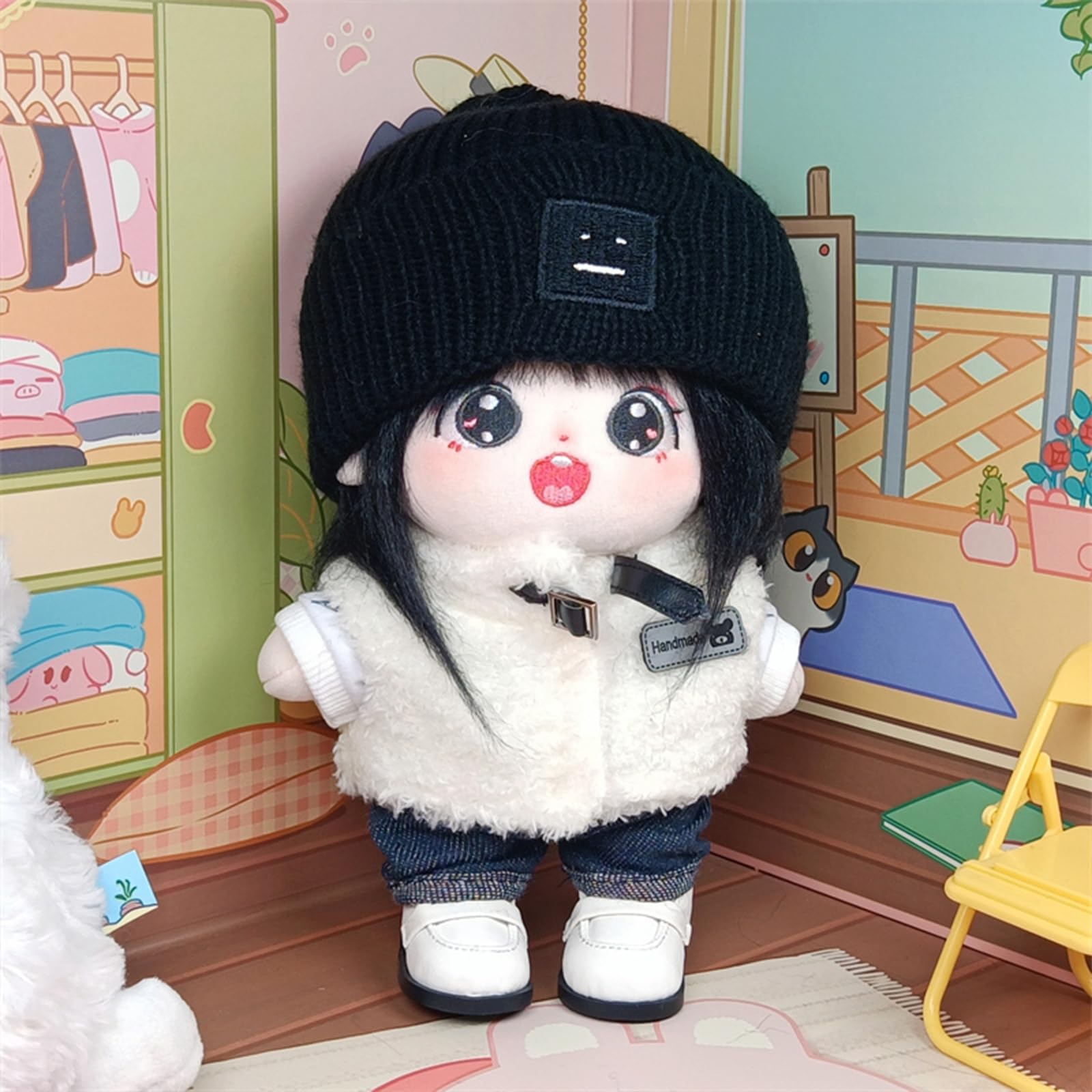 20cm Plush Doll Clothes Set - Kpop Outfit for 8