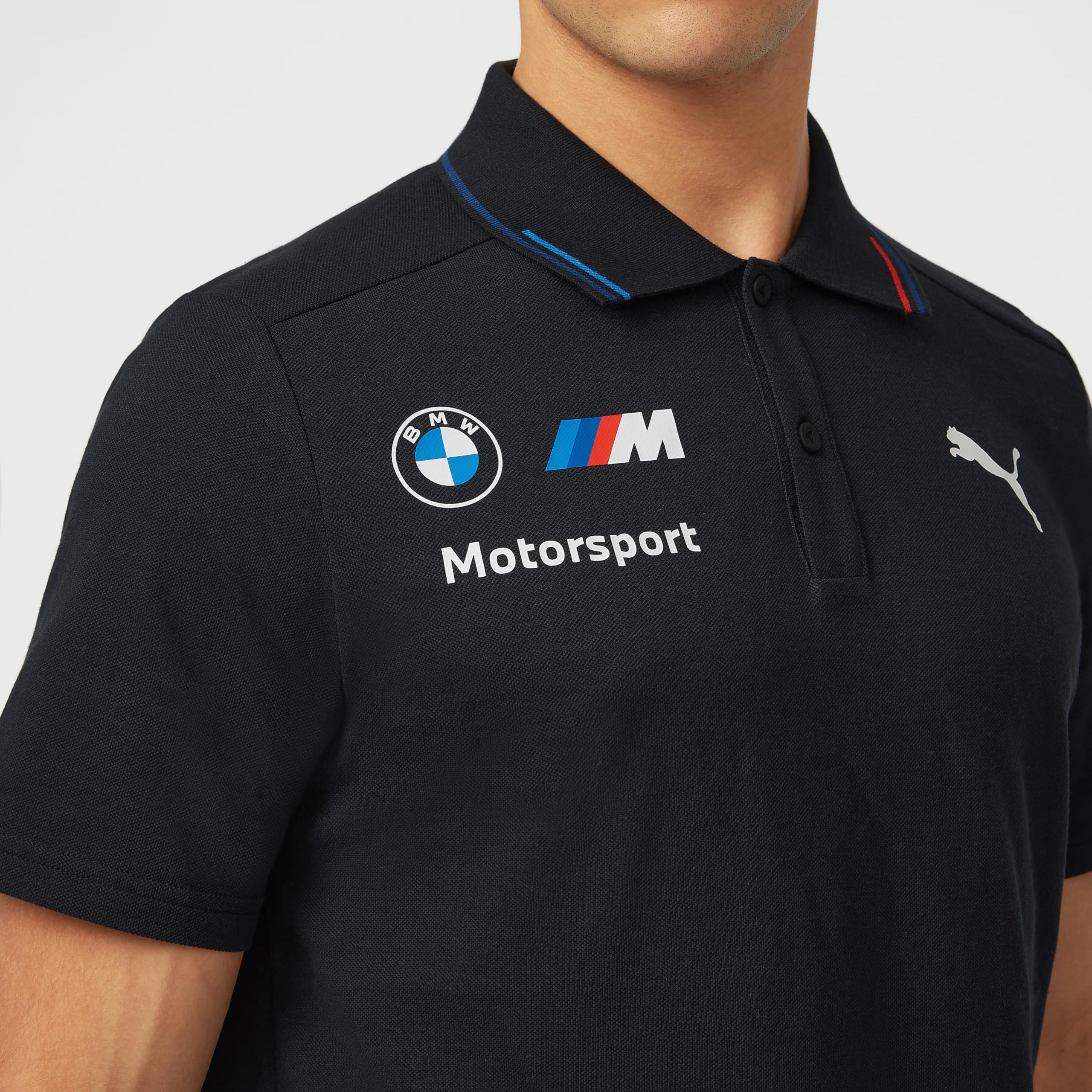 PUMA BMW Motorsports Men's Team Polo Shirt - Performance Golf & Casual Wear - Breathable Moisture-Wicking Fabric for Sports & Everyday Use
