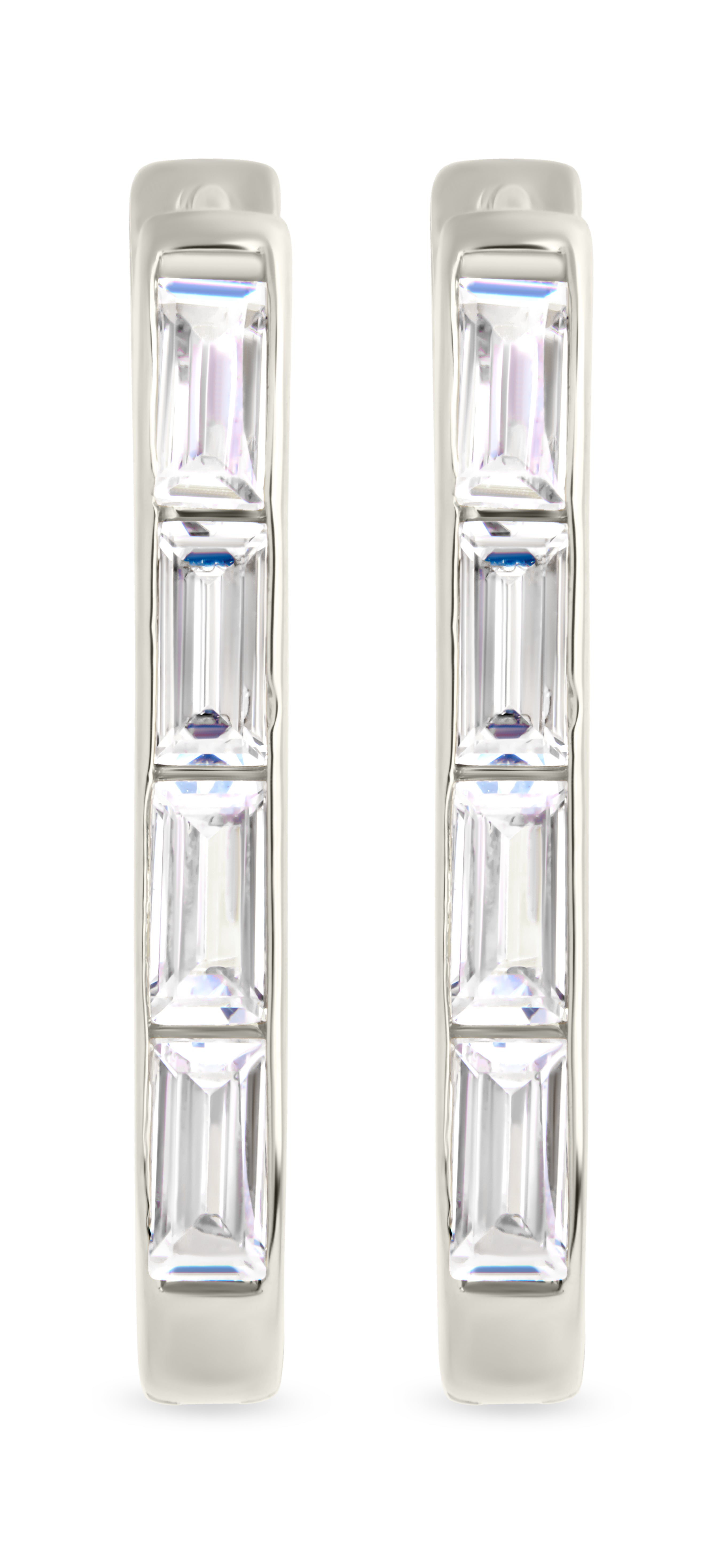 Roxanne CZ Micro Hoop Earrings - Sparkling Cubic Zirconia Studs for Women, Dainty & Elegant Jewelry Gift for Everyday Wear, Date Night & Special Occasions