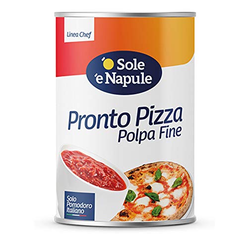 Polpa Fine Pronto Pizza 4050g (3-Pack) - Premium Italian Tomato Sauce for Authentic Pizza Making | Perfect for Home Chefs & Italian Cuisine Lovers