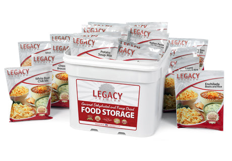 120 Serving Gluten Free Emergency Food Bucket - 27 lbs of Long Shelf Life Meals for Camping, Survival & Disaster Preparedness