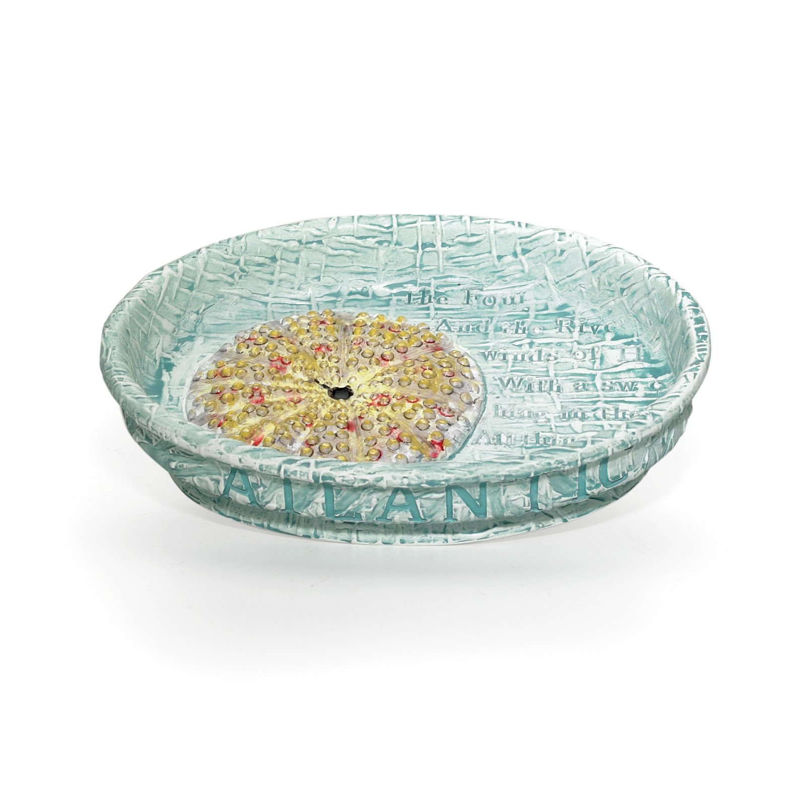 Popular Bath Atlantic Soap Dish in Aqua Color - Perfect for Shower, Bathtub, and Bathroom Organization