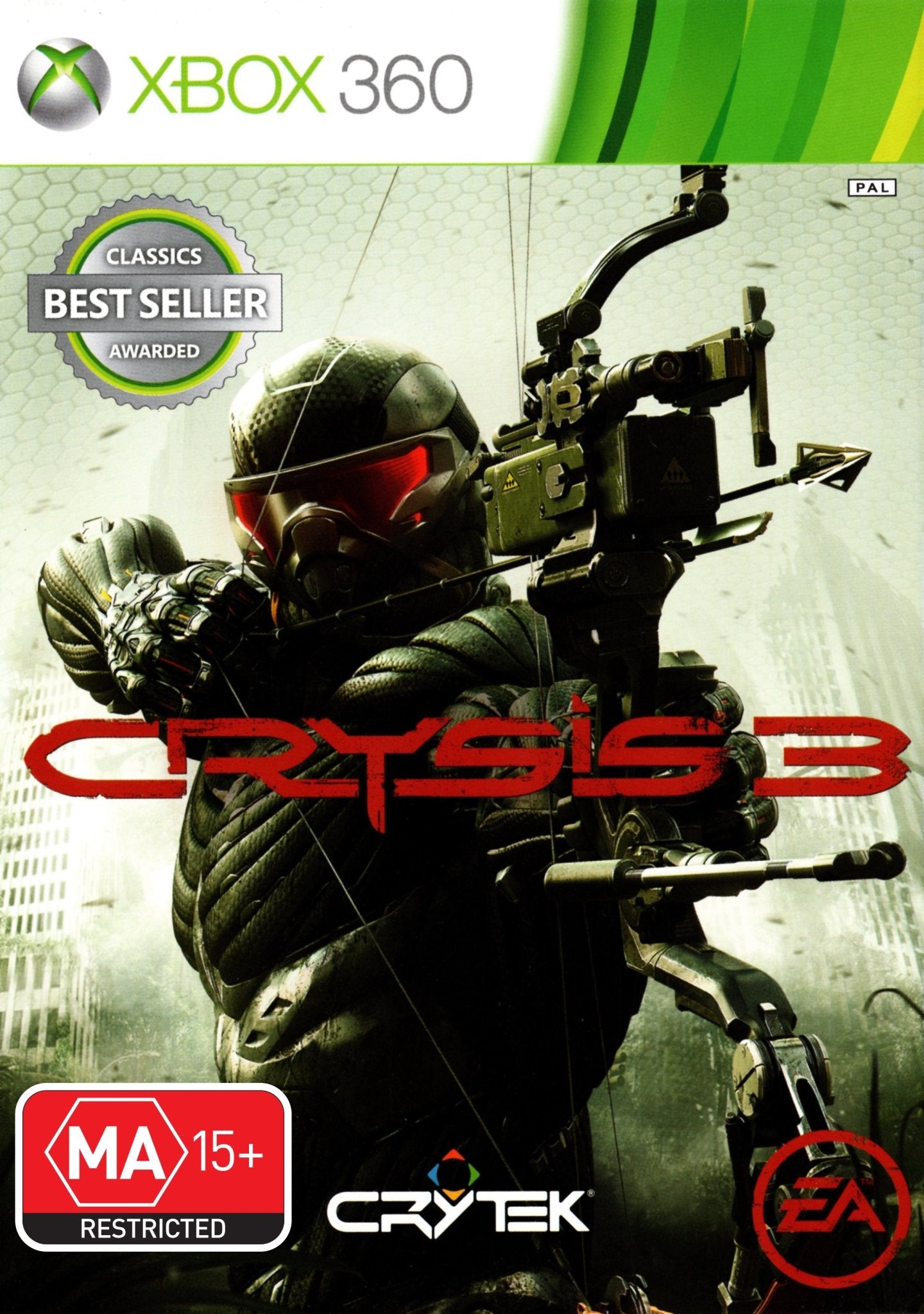 Crysis 3 - Xbox 360 Game (PAL Version) | First-Person Shooter Action Adventure for Intense Gaming Experience