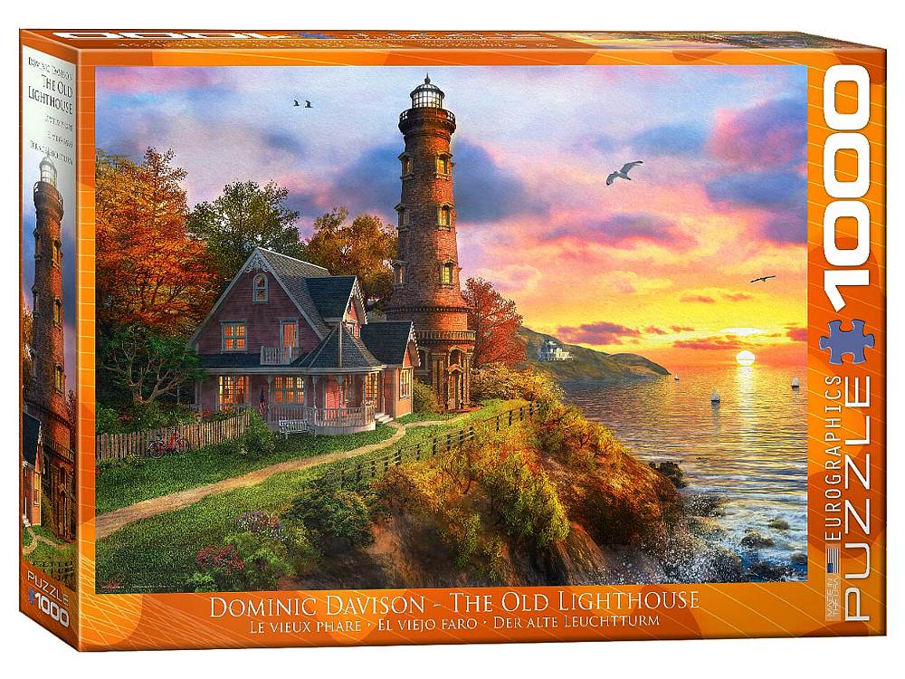 Eurographics 1000-Piece Jigsaw Puzzle - The Old Lighthouse - Challenging Adult Puzzle for Relaxation & Stress Relief - Perfect for Family Game Night & Home Decor