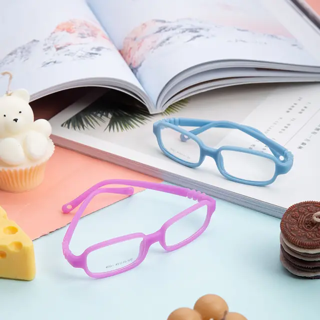 Unbreakable Flexible Kids Glasses with Adjustable Strap for Ages 3-5 Years - 6031 - Perfect for Playtime, Sports & Active Toddlers