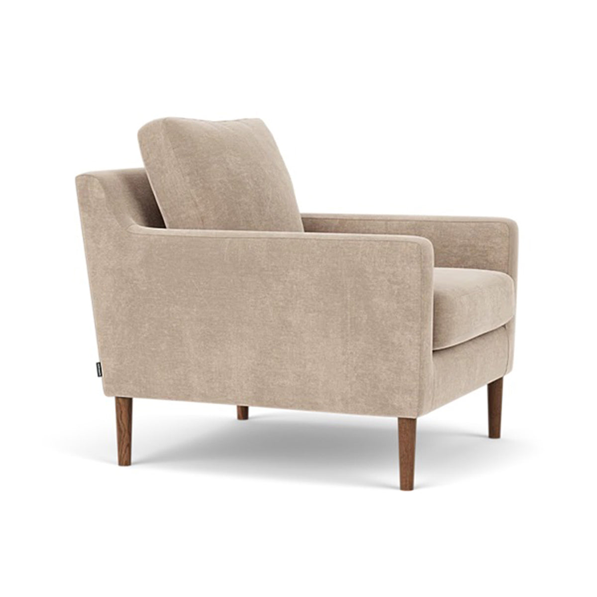 Astha Fabric Armchair - Modern Upholstered Accent Chair for Living Room, Bedroom & Office - Comfortable Lounge Chair with Soft Fabric & Sturdy Frame