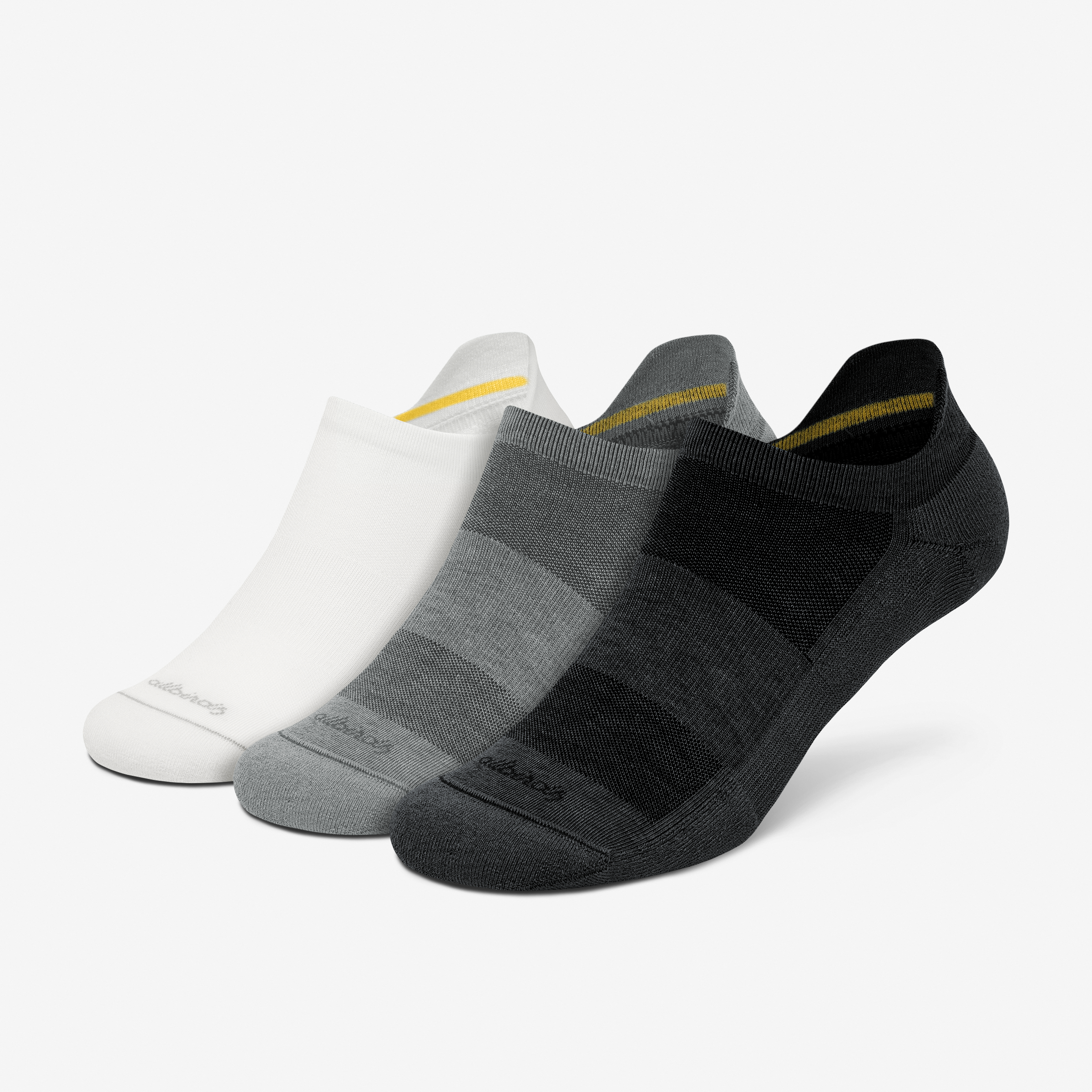 Anytime Ankle Socks 3-Pack - Blizzard/Medium Grey/Natural Black | Comfortable Casual & Athletic Socks for Men & Women | Perfect for Running, Gym, Work & Everyday Wear