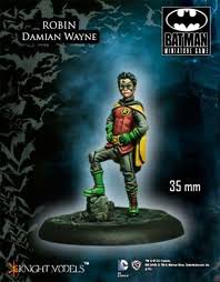 Batman Miniature Game Figure - Robin (Damian Wayne) Collectible Action Figure for Tabletop Gaming & DC Comics Fans - Perfect for Battles, Displays & Collectors