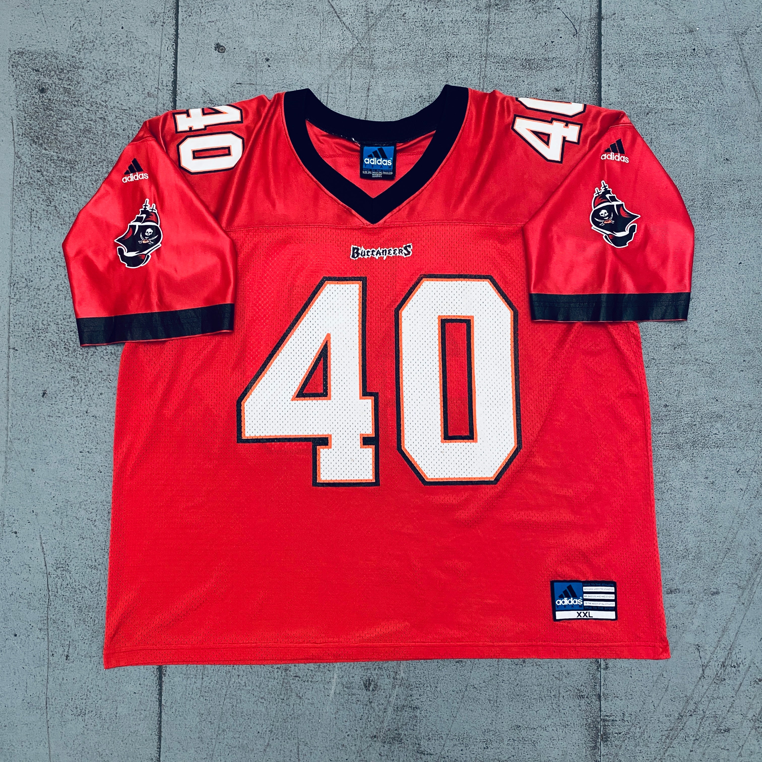 Authentic Mike Alstott Tampa Bay Buccaneers 1999/00 Vintage NFL Jersey XXL - Perfect for Game Day, Collecting & Football Fan Gifts