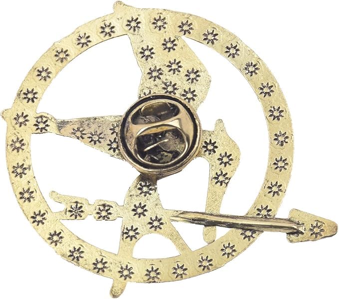 PSL Hunger Games Mocking Jay Pin Brooch - Novelty Inspired Accessory for Cosplay, Gifts, and Collectibles